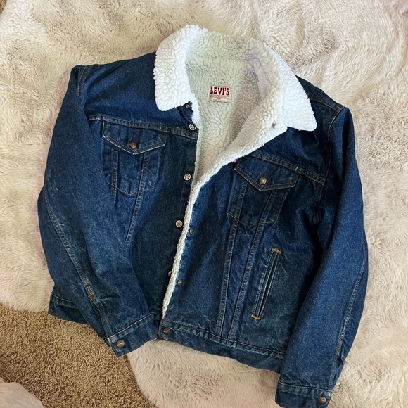 Levis Vintage Sherpa Jacket - Picture 1 of 4